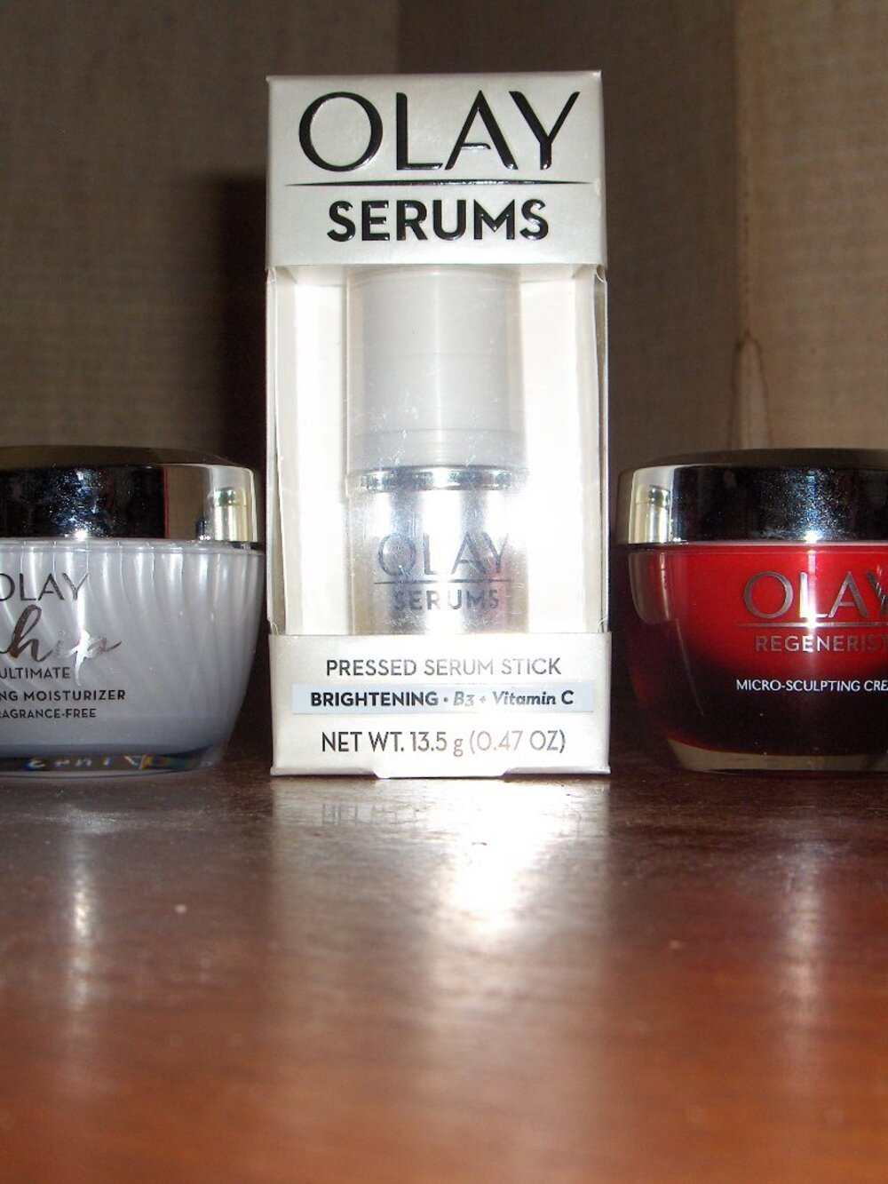 Olay, Whip Moisturizer, Regenerist Cream, Serums Stick